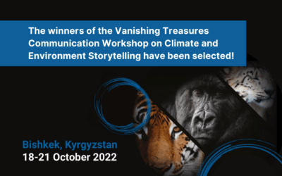 The winners of the Vanishing Treasures Communication Workshop on Climate and Environment Storytelling have been selected!